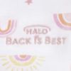 Picture of HALO 100% Cotton Sleepsack Swaddle, 3-Way Adjustable Wearable Blanket, TOG 1.5, Sunshine Rainbows, Small, 3-6 Months