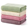 Picture of Momcozy Muslin Swaddle Blankets, 4 Pack Ultra Soft Neutral Matching Baby Swaddle Blanket, Breathable Skin Friendly, Large 47 x 47 Inch Swaddling Receiving Blanket for Boy Girl, Light Green