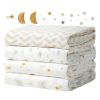 Picture of Momcozy Muslin Swaddle Blankets, Ultra Soft Neutral Baby Essentials Must Haves Registry Search, Breathable Large 47'' x 47'' Newborn Boys Girls Swaddle Receiving Blanket, Stellar Orbit