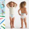 Picture of The Honest Company Clean Conscious Training Pants for Sensitive Skin | Hypoallergenic, Fragrance Free | Let's Color + See Me Rollin' | Size 4T/5T (38+ lbs), 48 Count