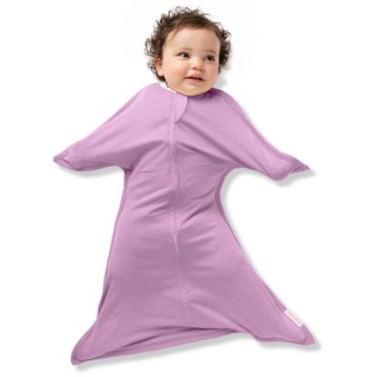 Picture of SleepingBaby Zipadee-Zip Transitional Swaddle Sack, 3-6 Month - Roomy Zipper Swaddle for Easy Diaper Changes and Proper Hip Development - Baby Swaddle Sack, X-Small - Classic Lavender