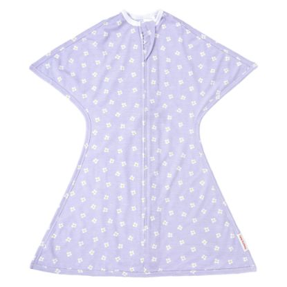 Picture of SleepingBaby Zipadee-Zip Transitional Swaddle Sack, 12-24 Month - Roomy Zipper Swaddle for Easy Diaper Changes and Proper Hip Development - Baby Swaddle Sack, Large - Paperwhite Flowers