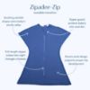 Picture of Sleeping Baby Zipadee-Zip Transitional Swaddle Sack, 6-12 Month - Roomy Zipper Sack for Easy Diaper Changes and Proper Hip Development - Medium, Classic Navy