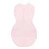 Picture of Happiest Baby Sleepea 5-Second Swaddle - 100% Organic Cotton Baby Swaddle Blanket - Doctor Designed Promotes Healthy Hip Development (Rose Stars, Medium)