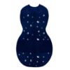 Picture of Happiest Baby Sleepea 5-Second Swaddle - 100% Organic Cotton Baby Swaddle Blanket - Doctor Designed Promotes Healthy Hip Development (Midnight Planets, Small)
