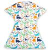 Picture of SleepingBaby Zipadee-Zip Transition Swaddle - Cozy Baby Swaddling Blanket with Zipper Convenience - Roomy Baby Wearable Blanket for Easy Diaper Changes - Dino, Large (12-24 Month)