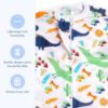 Picture of SleepingBaby Zipadee-Zip Transition Swaddle - Cozy Baby Swaddling Blanket with Zipper Convenience - Roomy Baby Wearable Blanket for Easy Diaper Changes - Dino, Large (12-24 Month)