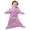 Picture of SleepingBaby Zipadee-Zip Transitional Swaddle Sack, 4-8 Month - Roomy Zipper Swaddle for Easy Diaper Changes and Proper Hip Development - Baby Swaddle Sack, Small - Classic Lavender