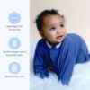 Picture of SleepingBaby Zipadee-Zip Transitional Swaddle Sack, 12-24 Month - Roomy Zipper Swaddle for Easy Diaper Changes and Proper Hip Development - Baby Swaddle Sack, Large - Classic Navy
