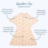Picture of SleepingBaby Zipadee-Zip Transitional Swaddle Sack, 2T-3T - Roomy Zipper Swaddle for Easy Diaper Changes and Proper Hip Development - Baby Swaddle Sack, X-Large - Lions