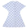 Picture of SleepingBaby Zipadee-Zip Transitional Swaddle Sack, 3-6 Month - Roomy Zipper Swaddle for Easy Diaper Changes and Proper Hip Development - Baby Swaddle Sack, X-Small - Lavender Check