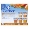 Picture of Gerber Stage 2 Baby Food, Nourishing Blends Puree Tubs, No Added Colors or Flavors, Baby Puree, Variety 32-Pack