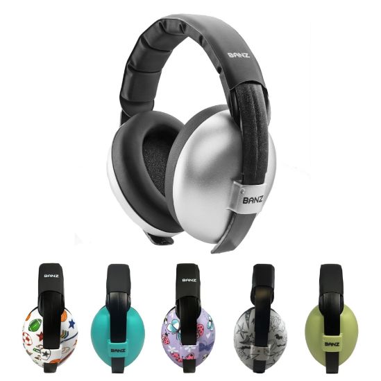 Picture of Banz Bubzee Baby Headphones for Noise Protection - Baby Ear Muffs, Newborn Infant & Toddler, 0 to 36 Months, Adjustable