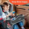 Picture of PILLANI Kids Travel Tray for Car - Car Seat Tray for Kids, Roadtrip Essentials, Carseat Table Tray for Kids Road Trip Activities - Toddler Lap Desk Organizer for Airplane