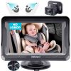 Picture of DoHonest Baby Car Camera 1080P HD: Rearview Baby Car Monitor with Night Vision, 150° Wide Angle, 360° Adjustable, Easy USB Plug-and-Play Installation - Infant Car Seat Safety Camera