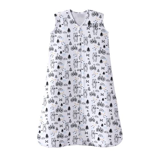 Picture of HALO SleepSack, 100% Cotton Wearable Blanket, Swaddle Transition Sleeping Bag, TOG 0.5, Huggy Bears, Small, 0-6 Months