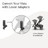 Picture of UPPAbaby Lower Adapter for Vista, Vista V2, Vista V3 Strollers/Compatible with RumbleSeat V2+, Bassinet, Aria, Mesa V2, and Mesa Max Infant Car Seats/Quick + Secure Attachment / 1 Set