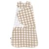 Picture of HALO Micro-Fleece Sleepsack Swaddle, 3-Way Adjustable Wearable Blanket, TOG 3.0, Gingham Tan, Small, 3-6 Months