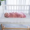 Picture of Comfy Cubs Easy Swaddle Blanket, 3 Pack - 100% Cotton Newborn Wrap, Small for 0-3 Months Infants, with Adjustable Velcro, Breathable and Durable Sleep Sack for Babies - Blush, Mauve & Mulberry