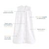 Picture of HALO SleepSack, 100% Cotton Wearable Blanket, Swaddle Transition Sleeping Bag, TOG 0.5, Twinkle Pink, Large, 12-18 Months