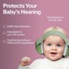 Picture of Alpine Muffy Baby Ear Protection for Babies and Toddlers up to 36 Months - CE & ANSI Certified - Noise Reduction Earmuffs - Comfortable Baby Headphones Against Hearing Damage & Improves Sleep - Pink