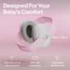Picture of Alpine Muffy Baby Ear Protection for Babies and Toddlers up to 36 Months - CE & ANSI Certified - Noise Reduction Earmuffs - Comfortable Baby Headphones Against Hearing Damage & Improves Sleep - Pink