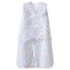 Picture of HALO 100% Cotton Sleepsack Swaddle, 3-Way Adjustable Wearable Blanket, TOG 1.5, Multicolor Lions, Tigers, and Bears, Newborn, 0-3 Months