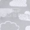 Picture of HALO 100% Cotton Sleepsack Swaddle, 3-Way Adjustable Wearable Blanket, TOG 1.5, Clouds, Newborn, 0-3 Months