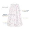 Picture of HALO SleepSack, 100% Cotton Wearable Blanket, Swaddle Transition Sleeping Bag, TOG 0.5, Sunshine Rainbows, Small, 0-6 Months