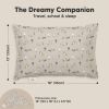 Picture of Toddler Pillow with Pillowcase - 13x18 My Little Dreamy Pillow, Organic Cotton Toddler Pillows for Sleeping, Kids Pillow, Travel Pillows, Mini Pillow, Nursery Pillow, Toddler Bed Pillow (Play Park)