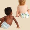 Picture of The Honest Company Clean Conscious Diapers for Sensitive Skin | Hypoallergenic, Fragrance Free | Gender Neutral Prints | Club Box, Size 2 (12-18 lbs), 72 Count