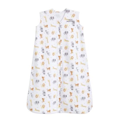 Picture of HALO SleepSack, 100% Cotton Wearable Blanket, Swaddle Transition Sleeping Bag, TOG 0.5, Jungle Cotton, Small, 0-6 Months