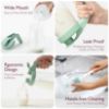 Picture of Momcozy Breast Milk Pitcher, Resistant to Heat and Cold Abrupt Temp Swings, No Leak Glass Breast Milk Fridge Storage Container with Wide Mouth, Fast Baby Formula Maker, Green
