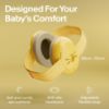 Picture of Alpine Muffy Baby Ear Protection for Babies and Toddlers up to 36 Months - CE & ANSI Certified - Noise Reduction Earmuffs - Comfortable Baby Headphones Against Hearing Damage & Improves Sleep - Yellow
