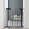 Picture of BalanceFrom Walk-Thru Safety Gate for Baby and Pets, Child Proof Fence for Doorways, Stairways, Hallways, 29.1" to 33.8" Opening, 30" Height, Graphite