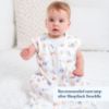 Picture of HALO SleepSack, 100% Cotton Wearable Blanket, Swaddle Transition Sleeping Bag, TOG 0.5, Jungle Cotton, Large, 12-18 Months
