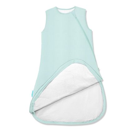 Picture of PurComfy Supersoft Sleep Sack 1.0 TOG, Premium Bamboo Viscose Baby Sleeping Bag, 2-Way Safe Zipper Sleep Sacks 6-15 Months (Slate)