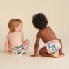 Picture of The Honest Company Clean Conscious Diapers for Sensitive Skin | Hypoallergenic, Fragrance Free | Gender Neutral Prints | Club Box, Size 6 (35+ lbs), 40 Count