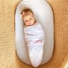 Picture of Comfy Cubs Easy Swaddle Blanket, 3 Pack - 100% Cotton Newborn Wrap, Large for 3-6 Months Infants, with Adjustable Velcro, Breathable and Durable Sleep Sack for Babies - Pink