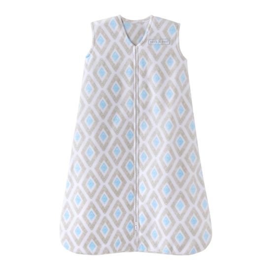 Picture of HALO Sleepsack Micro-Fleece Wearable Blanket, TOG 1.0, Turquoise Diamonds, Small