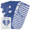 Picture of Comfy Cubs Swaddle Blanket Baby Girl Boy Easy Adjustable 3 Pack Infant Sleep Sack Wrap Newborn Babies (Large 3-6 Months, Dark Blue)