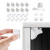 Picture of Vmaisi Adhesive Magnetic Locks for Cabinets & Drawers (10 Locks and 2 Keys)