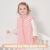 Picture of Yoofoss Baby Sleep Sack 0-6 Months Baby Wearable Blanket 100% Cotton 2-Way Zipper TOG 0.5 Toddler Sleeping Sack, Lightweight Sleep Sacks for Babies(Small)