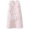 Picture of HALO 100% Cotton Sleepsack Swaddle, 3-Way Adjustable Wearable Blanket, TOG 1.5, Watercolor Rose Toss Blush, Small, 3-6 Months