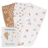 Picture of Comfy Cubs Easy Swaddle Blanket, 3 Pack - 100% Cotton Newborn Wrap, Small for 0-3 Months Infants, with Adjustable Velcro, Breathable and Durable Sleep Sack for Babies - Rainbow Bohemian