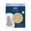 Picture of HALO 100% Cotton Sleepsack Swaddle, 3-Way Adjustable Wearable Blanket, TOG 1.5, Serengeti Zebra, Small, 3-6 Months