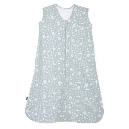 Picture of HALO SleepSack, 100% Cotton Wearable Blanket, Swaddle Transition Sleeping Bag, TOG 0.5, Sage Woodland, Small, 0-6 Months
