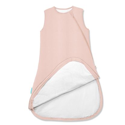 Picture of PurComfy Supersoft Sleep Sack 1.0 TOG, Premium Bamboo Viscose Baby Sleeping Bag, 2-Way Safe Zipper Sleep Sacks 6-15 Months (Blush)