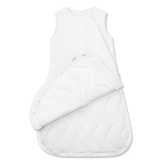 Picture of PurComfy Supersoft Sleep Sack 1.0 TOG, Premium Bamboo Viscose Toddler Sleeping Bag, 2-Way Safe Zipper Sleep Sacks 2-4T (Cream)