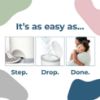 Picture of Diaper Dekor Plus Diaper Pail Refills | 2 Count | Most Economical Refill System | Quick & Easy to Replace | No Preset Bag Size Use Only What You Need | Exclusive End-of-Liner Marking